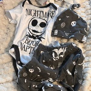 Disney Gray and White Kids Matching Set